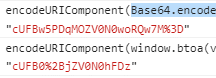 javascript window.btoa atob 和 base64加密不通用